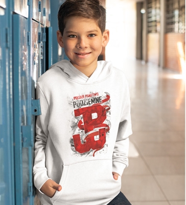 Bluza z kapturem dziecięca POLSKIE PAŃSTWO PODZIEMNE 2